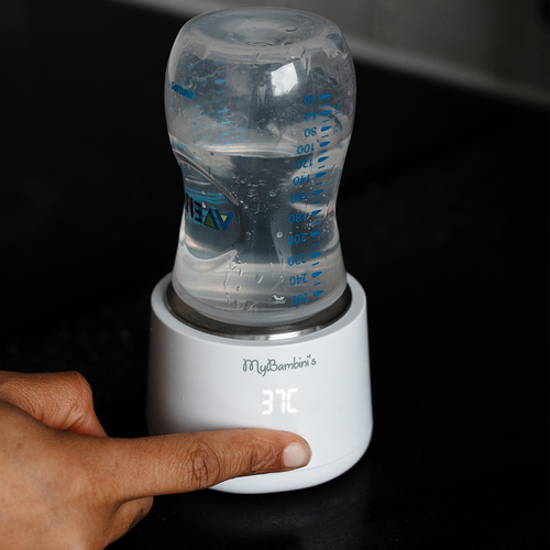MyBambini's Scaldabiberon Pro MAX™ - Scaldabiberon da viaggio per latte per  bambini, riscaldatore portatile con USB, compatibile con MAM, Nanobebe  (Wide), NIP, Lansinoh (bianco) : : Prima infanzia
